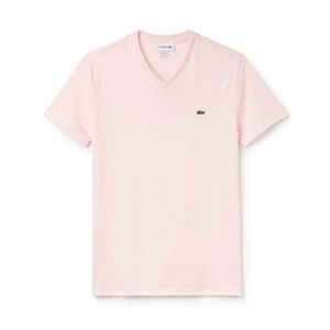 Pink Lacoste shirt v neck